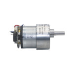 편심 샤프트 기어드 모터 12V 24V DC 기어 모터 2 상 신호 피드백 인코더 11 펄스T 7RPM-1590RPM OPEN-ZMA23-15
