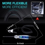 AWBLIN 자동차 테스트 라이트 DC 디지털 LED 회로 테스터 전압계가 장착된 헤비 듀티 자동 양방향 전압 테스터 전기 3-60V