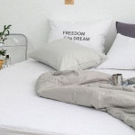 샤이니 슈퍼싱글 40수 순면 홑 매트리스커버