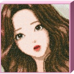 토이앤퍼즐 에이블 DIY 보석십자수 웹툰 여신강림 주경 캔버스형 단품 1개 25X25 BS25-301