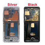 프레임이 AMOLED LCD 디스플레이 터치 패널 S20 울트라 스크린 교체 삼성 DS G998F G988B G9880