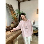 안금 새로운 차이나 밍크 코트 차이나 스타일 밍크 코트 여 2024 전체 밍크 숏 젊은