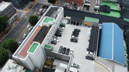 큐셀 현대 한화 3kw 전민동 주택용태양광설치 상가 빌라 주차장