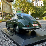 NOREV 1 18 NewS 포르쉐 356 쿠페 1954 합금 자동차 모델 정적 디스플레이 조각 휴일 선물 컬렉션