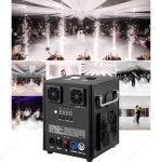 전기 불꽃놀이 분수 효과 스파클러 리모컨 웨딩 무대 조명 600W Dmx512 파이로 콜드 머신 신부 DJ