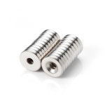 네오디뮴 원형사라 자석 20개입 12x3mm 홀63