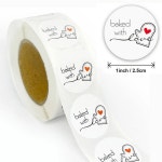 케이크 포장용 사랑 스티커 봉투 씰 웨딩 생일 파티 선물 포장 구운 땡큐 1개 1 pcs H0331-100