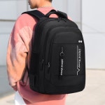 칼라 포인트 캐주얼 백팩 남성 학생 학교 가방