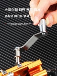 야스리 휴대용 체인톱 공구 전기 전압 벌목공구 샤프닝 연마기 230v 핸드 체인저 연삭기 2개입