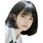 3510182 가발 인모 내츄럴 연출 스타일 귀여운 공주 쇼트 보브 풀위그 여성 멋쟁이 짧은머리 일상 스트레이