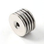 5개입 네오디뮴 원형사라 자석 홀10 5 -접시머리자석 접시자석 접시홀자석 링자석 원형홀자석 30X3MM