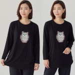 빅맘 bigmom 부엉이 기모 티셔츠 11482893