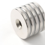 네오디뮴 원형사라 자석 5개입 30x4mm 홀12 6
