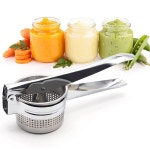 뉴라인 뉴욕 스테인리스 스틸 감자 압착기 매셔 리커 과일이나 음식을 으깨는 상업용 등급 도구