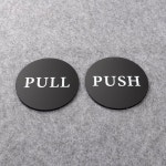 아크릴 출입문 표지판 PULL PUBH 문패 도어사인 표찰 타입1