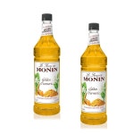모닌 모닌 모닌 골든 터메릭 시럽 1L 2개 Monin Golden Turmeric Syrup