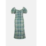 GANNI 체크 미니 드레스 F7654