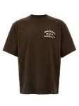 아미리 AMIRI Amiri Motors T shirt PS24MJG001BROWNCOTTON