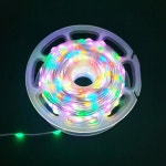 개별 주소 지정 RGBIC 시드 픽셀 라이트 스트링 투명 그린 와이어 DC5V 12V 1000LED 26AWG WS2811