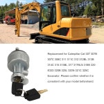 Vomeko Caterpillar 점화 스위치 키포함 Cat E70B 307C 용 7Y39187Y-3918 315BL 318BL
