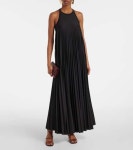 막스마라 스포트막스 플리세 저지 맥시 드레스 P01025157