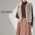 79000원 23FW FAUX 밍크 후드
