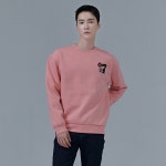 체이스컬트 체이스플러스 공용 부클 캐릭터 기모 맨투맨 티셔츠 CFRU5123D