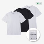 메온셀 베이직 하우스 BCI순면라운드반팔3팩 LATS0101