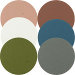 진영쇼핑 엠보싱 원형 실리콘 컵받침 6종세트