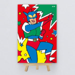 아이러브페인팅 짱구는 못말려 액션가면 등장 보석십자수 스티커