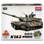 선물완구 아카데미과학 15404 4D 키트 K1A2 주력전차 탱크 프라모델 1개
