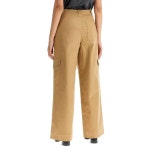 GANNI 24FW 가니 여성 스트레이트 팬츠 Cargo Pants Womens 헤링본 미드라이즈 F92926780177 678