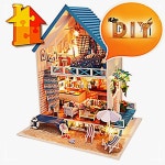 해변 인형의집 별장 미니어쳐 미니어처 만들기 돌하우스 diy 2OW366058