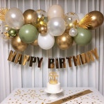 DIY 클라우드 아이상 골든글로리 구름 가랜드세트 천일 풍선 생일 돌잔치 칠순