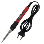 디지털 디스플레이 전기 납땜 다리미 온도 조절 용접 제거 도구 80W 110V 220V