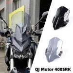 오토바이 앞유리 스크린 QJ 모터 SRK 400 레트로 앞유리 400SRK SRK400