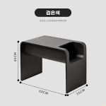 원목사이드테이블 탁자 수납장 높이45cm 바퀴 사이드테이블