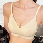 노와이어 브라 편한 홑겹 볼륨 심리스 속옷 2컬러