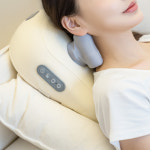 이음전산 카프 무선 온열 목 어깨 베개 마사지기