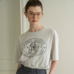 시야쥬 Basset Hound T-shirt SITP5064