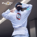 플루오리 여자주짓수도복 슬림핏 벚꽃 민트 흰색 여성주짓수도복 BJJ GI