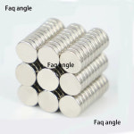 12x3 라운드 냉장고 자석 공 N35 자기 사각형 슈퍼 네오디뮴 N52 Imas Magnetti