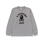 베이프 JAPAN 현지 BAPE APE CROSSBONE 컬리지 TEE - 5005186