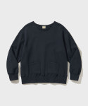 비디알 VDR DAMAGED SWEAT PARKA Deep Indigo 2POCKET