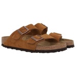 버켄스탁 BIRKENSTOCK arizona slides narrow fit MINK 1027162