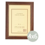 포토 19밤색액자 4X6 1개틀 소품 상장 탁상용 디자인 인테리어 걸이용 걸이겸용 100X151