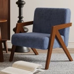 커넷 거실 휴식 안락 가구 쇼파 암체어의자 낮잠 무중력의자 쿠션 침실 체어 27 원목 다층 호두색 작은 원형 테