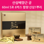 산삼101 궁 산삼배양근 농축액 60mlx30포 국산 산삼 선물