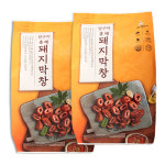 달구지푸드 달구지막창 달구지 훈제돼지막창 500g 2팩구성