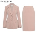 꼼빠니아 꼼빠니아 베이직 자켓 스커트 세트- CCXS06031202 2